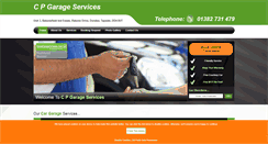 Desktop Screenshot of cpgarageservicesdundee.co.uk